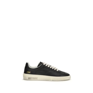 Dsquared² Zwarte Kalfsleer Bos Taurus Lage Sneakers