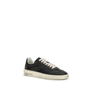Dsquared² Zwarte Kalfsleer Bos Taurus Lage Sneakers