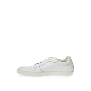 Roberto Cavalli Witte Leren Lage Sneakers