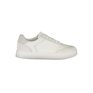 Calvin Klein Witte Polyurethaan Sneakers Voor Mannen
