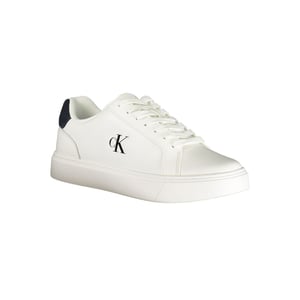 Calvin Klein Bianco Poliurethaan Heren Sneaker