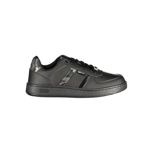 Gas Zwarte Polyurethaan Dames Sneakers
