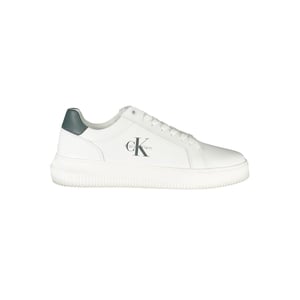 Calvin Klein Bianco Polyurethaan Heren Sneakers