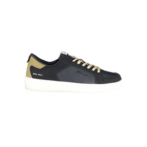 Gas Blauwe Polyurethaan Sneakers voor Mannen