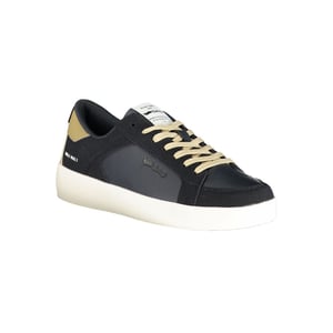 Gas Blauwe Polyurethaan Sneakers voor Mannen