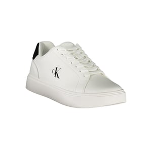 Calvin Klein Bianco Polyurethaan Heren Sneaker