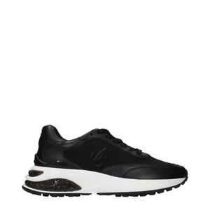 Jimmy Choo Zwarte Stoffen Sport Sneakers
