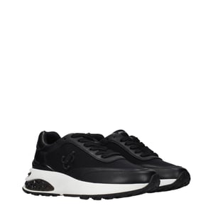 Jimmy Choo Zwarte Stoffen Sport Sneakers