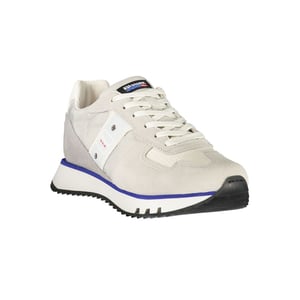 Blauer Grigio Polyurethaan Heren Sneaker