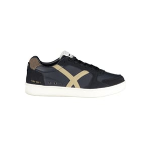 Gas Blauw Polyurethaan Heren Sneakers