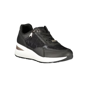 Laura Biagiotti Zwarte Polyurethaan Dames Sneaker