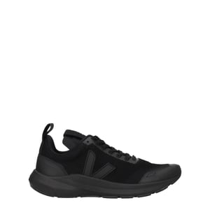 Veja Zwarte Stoffen Atletische Sneakers