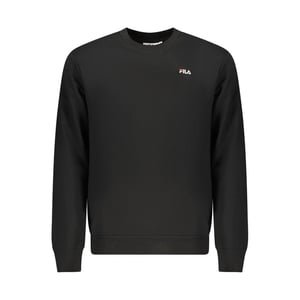 Fila Zwarte Organische Katoenen Heren Sweatshirt