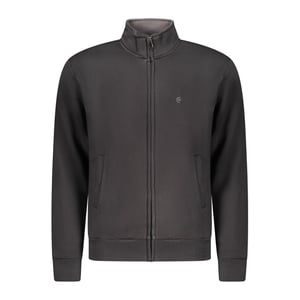 Coveri Moving Zwarte Katoenen Heren Hoodie