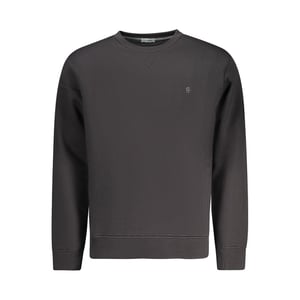 Coveri Bewegende Zwarte Katoenen Herensweater