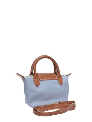 Roberta M Turquoise Rundleer Tas