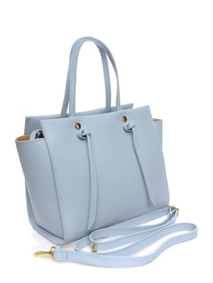 Anna Luchini Turquoise Rundleer Tas