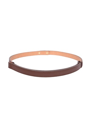 Isabella Rhea Bordeauxrood Rundleer Riem
