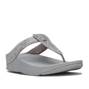 Fit Flop Dames/Dames Isabelle teensandalen (Zilver)