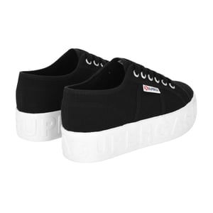 Superga Dames 2790 Logo Sneakers (Zwart)