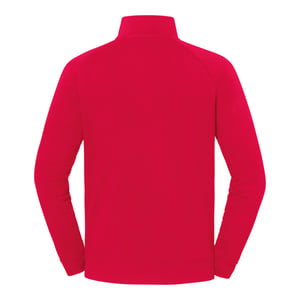 Fruit of the Loom Heren Iconic Premium Sweatshirt met Quarter Zip (Rood)