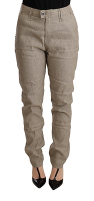 Cycle Linnen Katoenen Broek Relaxed Fit