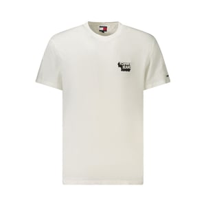 Tommy Hilfiger Bianco Katoenen Heren T-Shirt