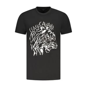 Cavalli Class Witte Katoenen T-shirt voor Mannen