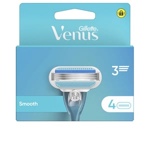 Gillette Venus Smooth Cargador 4 recambios