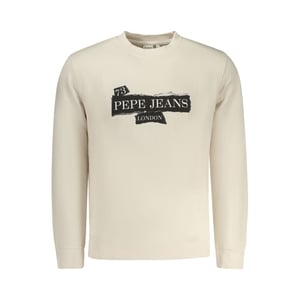 Pepe Jeans Beigekleurige Katoenen Mannen Sweatshirt