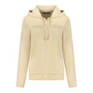 Freddy Beige Katoenen Dames Sweatshirt