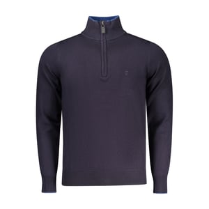 Coveri Beweeglijke Blauwe Viscose Heren Trui