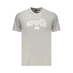 Napapijri Grigio Katoenen Heren T-Shirt