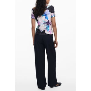 Desigual Zwarte Polyester Dames T-Shirt