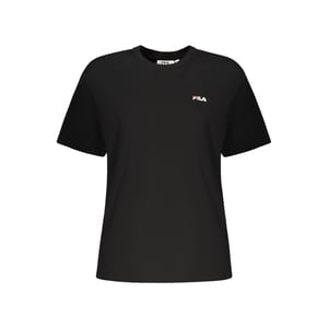 Fila Zwarte Katoenen Dames T-Shirt