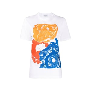 Salvatore Ferragamo Witte Katoenen T-shirt