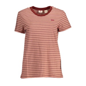 Levi's Rosso Katoenen Dames T-Shirt