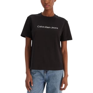 Calvin Klein Jeans Zwarte Katoenen T-Shirt