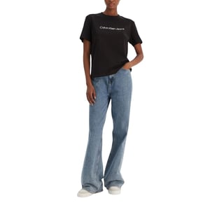 Calvin Klein Jeans Zwarte Katoenen T-Shirt