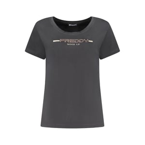 Freddy Zwart Katoenen Dames T-Shirt