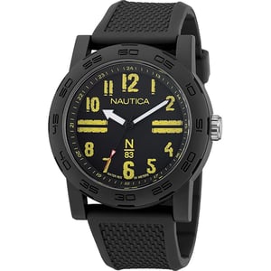 NAUTICA Zwarte Synthetische Sporthorloge