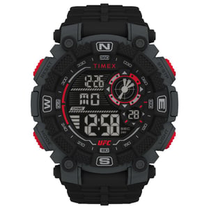 Timex Zwarte Rubber Sporthorloge