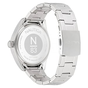 NAUTICA Grijze RVS Dress Horloge