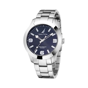 NAUTICA Grijze RVS Dresswatch