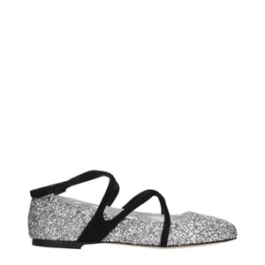 Jimmy Choo Grijze Plastic Ballerina's