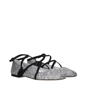 Jimmy Choo Grijze Plastic Ballerina's