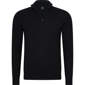 Solution Trui Simon Zipper Knit Zwart
