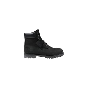 Timberland Zwarte Leren Veterschoenen