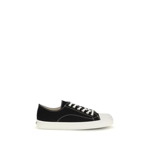 Moschino Zwarte Katoenen Lage Sneakers