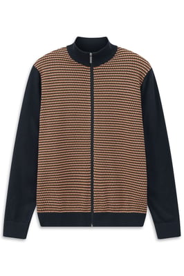 Bugatti Herren Gebreid vest met structuur